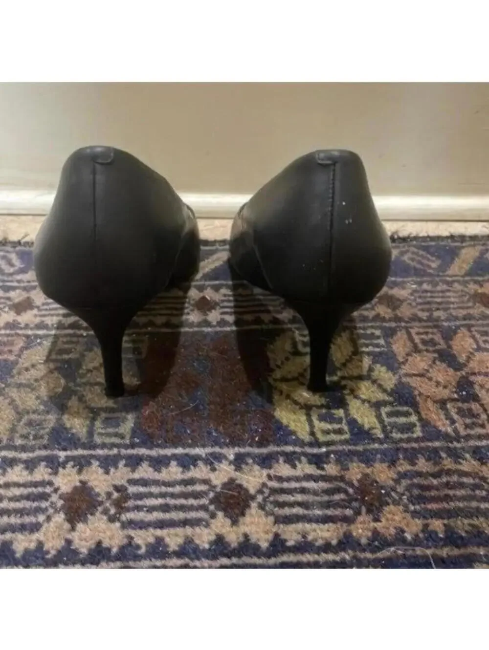 Cole Haan Grand OS Black Pointed Toe Small Stiletto Heels Business Work